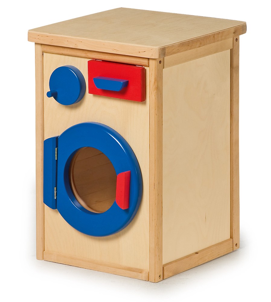 Machine à laver jouet en bois, jeu d'imitation pour enfant à partir de deux ans